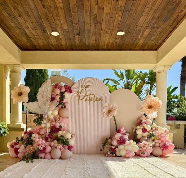 Baby In Bloom Luxury Backdrop