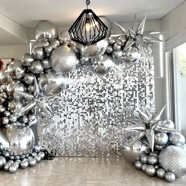 Elegant Sequence Shimmer Wall 7x7