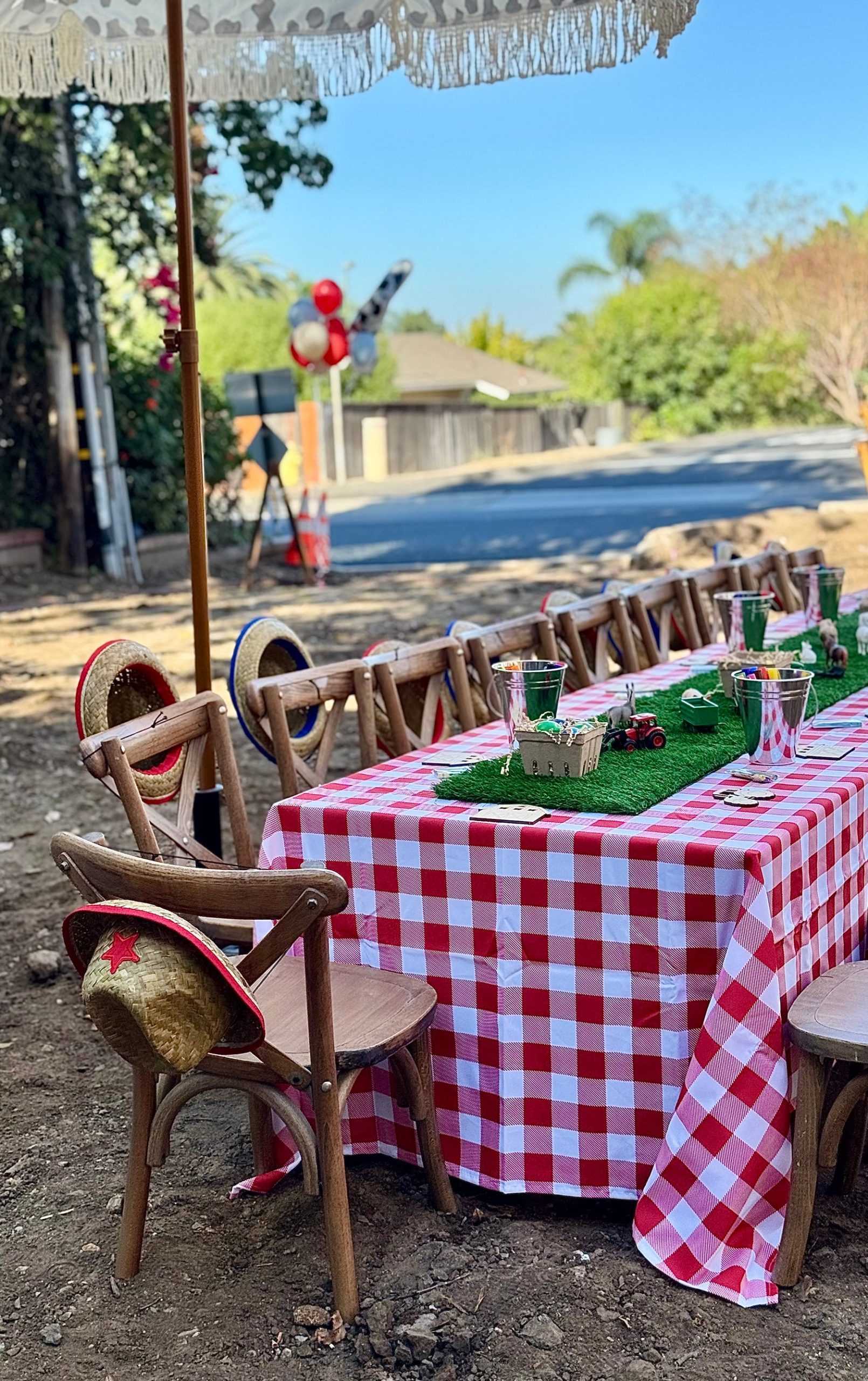 Kids Cross Back Chairs - Image 2