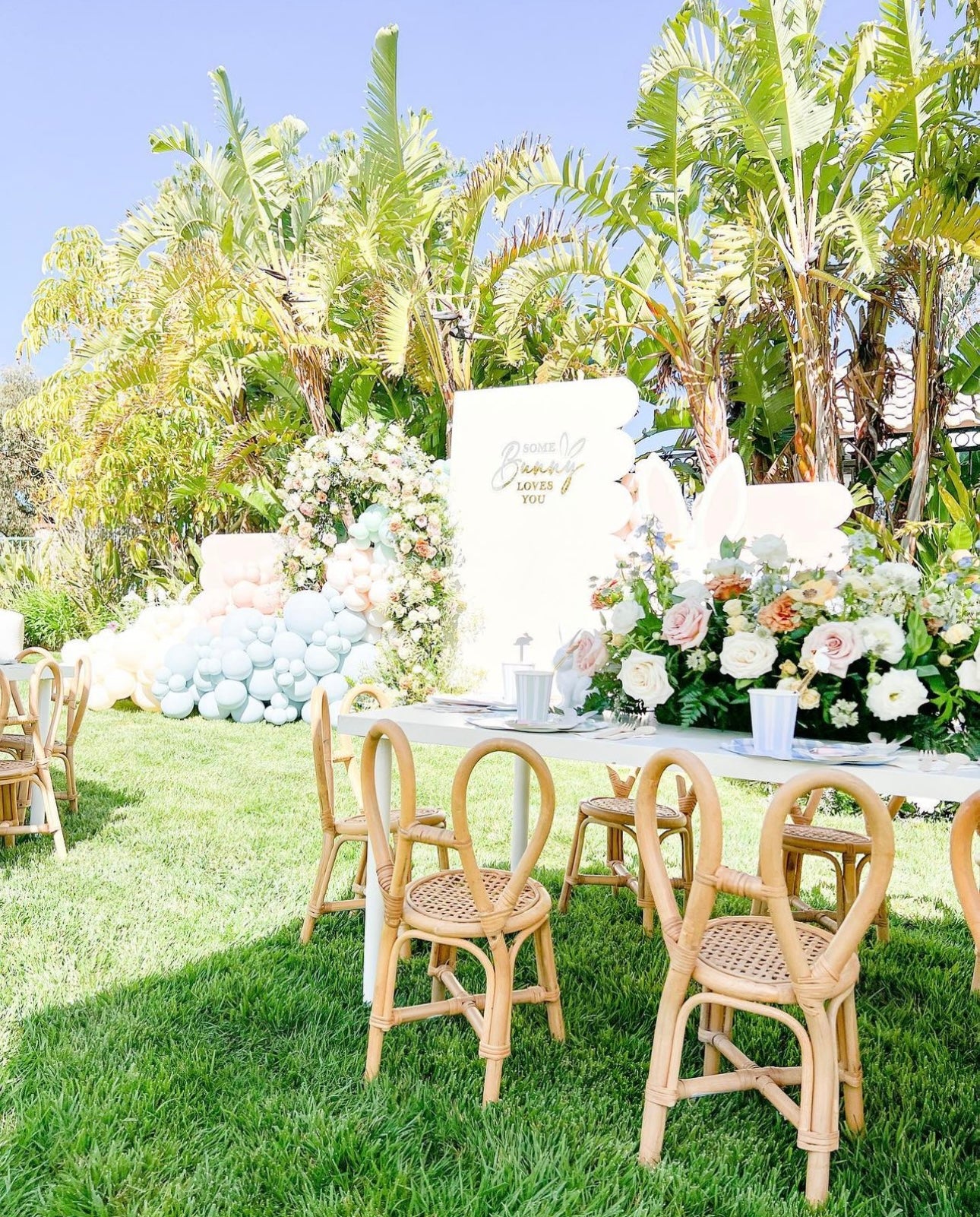 Bunny Rattan Kid Chair - Image 2