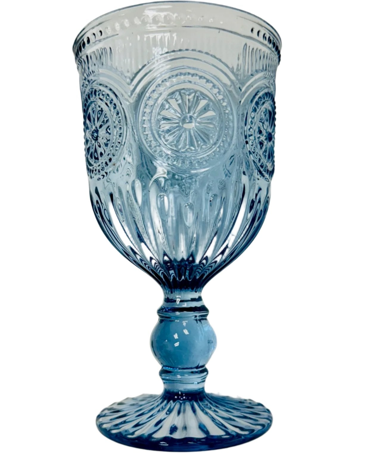 Embossed Goblet/Wine Glass - Image 3