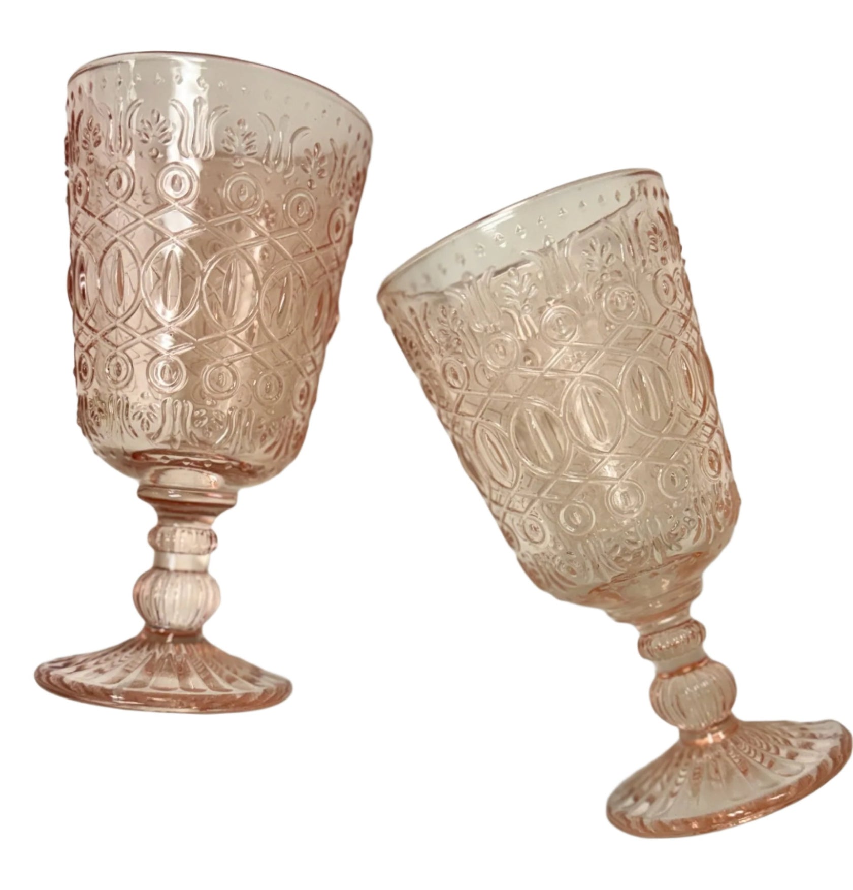 Embossed Goblet/Wine Glass - Image 4