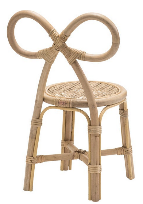 Kids Rattan Bow Chair - Image 2
